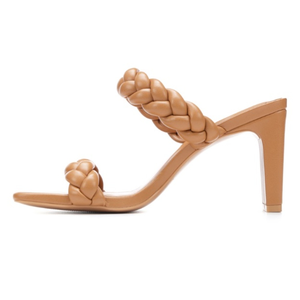 Brown Tan Strap Heels *NEW*